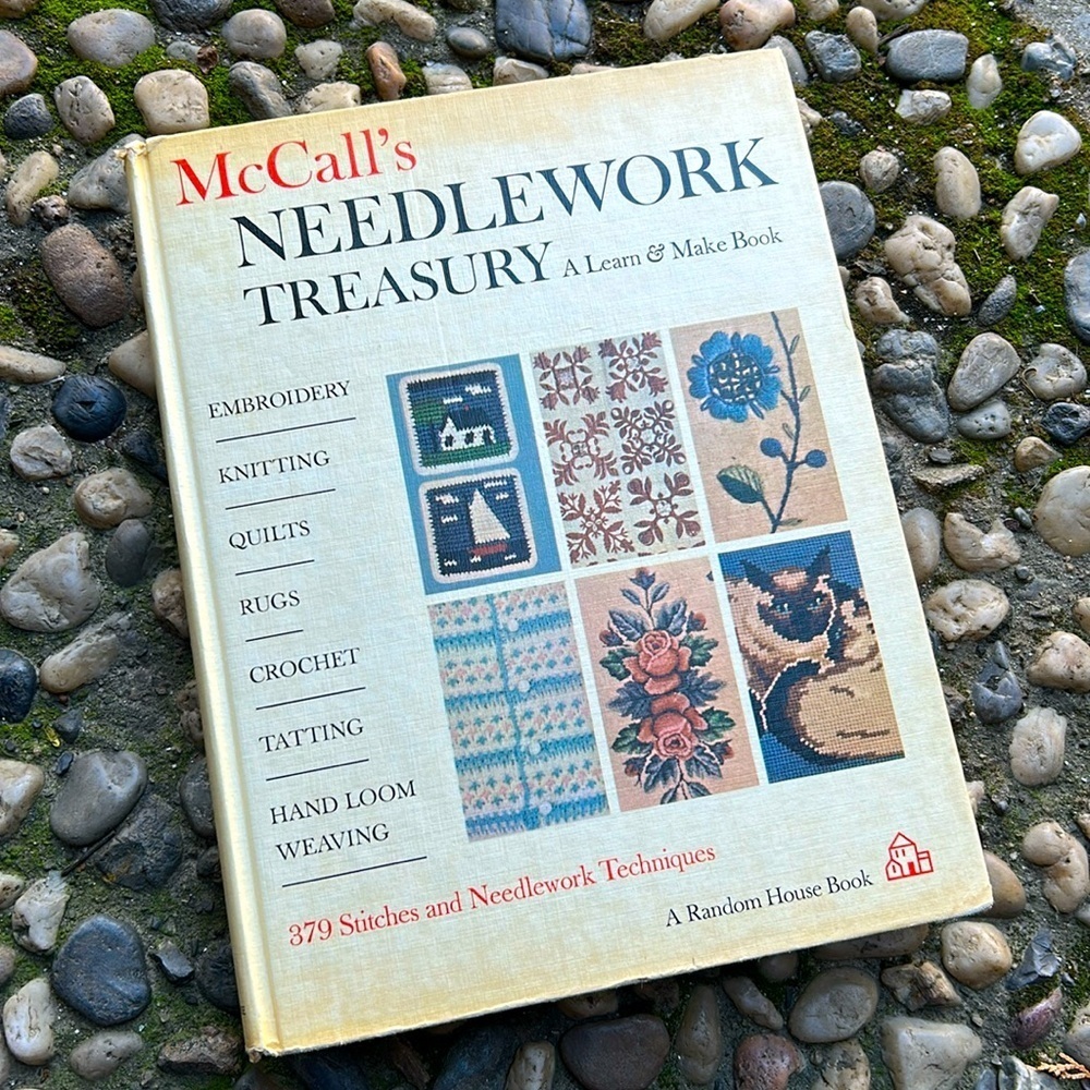 Vintage McCall's Needlework Treasury Stitches Reference and Guide Book 1964